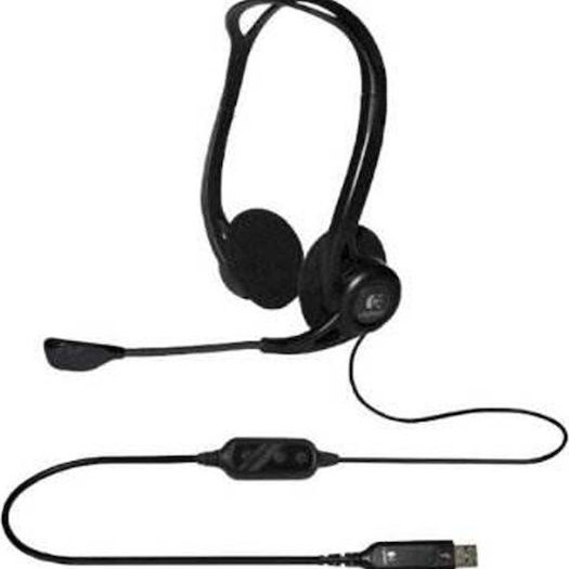 Logitech 960 On Ear Multimedia Ακουστικά με μικροφωνο και σύνδεση USB