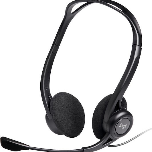 Logitech 960 On Ear Multimedia Ακουστικά με μικροφωνο και σύνδεση USB