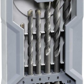 Bosch CYL-3 Σετ 7 Διαμαντοτρύπανα Καρβιδίου με Κυλινδρικό Στέλεχος για Δομικά Υλικά