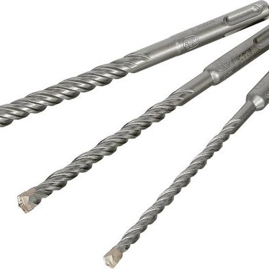 Bosch Σετ 3 Τρυπάνια με SDS Plus Στέλεχος για Δομικά Υλικά