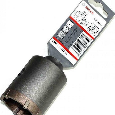 Bosch Ποτηροκορώνα SDS Plus 9 Καρβιδίου με Διάμετρο 50mm για Μπετό