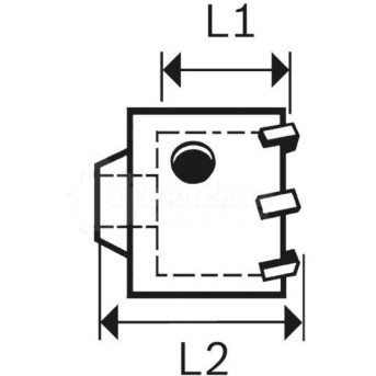 Bosch Ποτηροκορώνα SDS Plus 9 Καρβιδίου με Διάμετρο 50mm για Μπετό