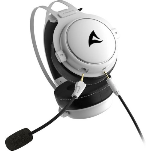 Sharkoon Skiller SGH50 Over Ear Gaming Headset με σύνδεση 3.5mm Γκρι