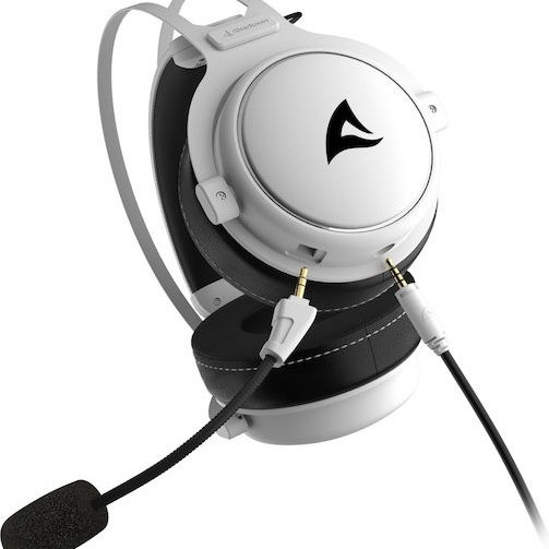 Sharkoon Skiller SGH50 Over Ear Gaming Headset με σύνδεση 3.5mm Γκρι