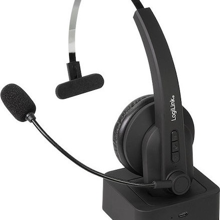 LogiLink Ασύρματα On Ear Multimedia Ακουστικά με μικροφωνο και σύνδεση Bluetooth