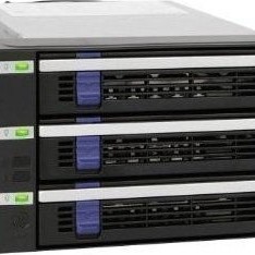 Icy Dock FatCage 3x 3.5Inch HDD in 2x 5.25Inch Bay Hot Swap SATA 6Gbps HDD Rack/Cage/Module Μαύρο (MB153SP-B)