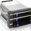 Icy Dock FatCage 3x 3.5Inch HDD in 2x 5.25Inch Bay Hot Swap SATA 6Gbps HDD Rack/Cage/Module Μαύρο (MB153SP-B)
