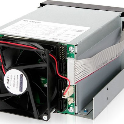 Icy Dock FatCage 3x 3.5Inch HDD in 2x 5.25Inch Bay Hot Swap SATA 6Gbps HDD Rack/Cage/Module Μαύρο (MB153SP-B)