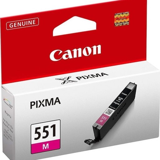 Canon CLI-551 Γνήσιο Μελάνι Εκτυπωτή InkJet Ματζέντα (6510B001)