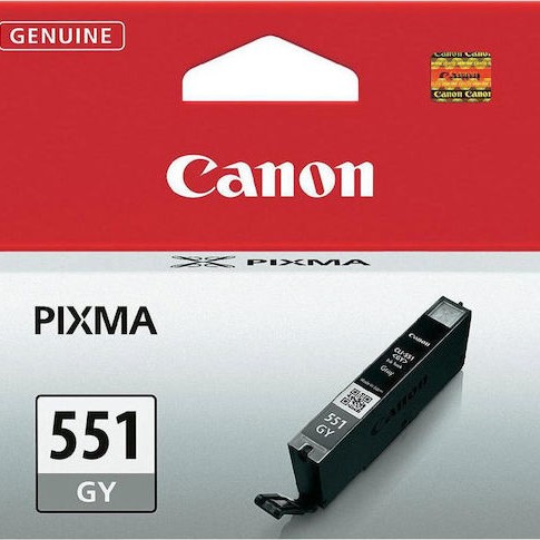 Canon CLI-551 Γνήσιο Μελάνι Εκτυπωτή InkJet Γκρι (6512B001)