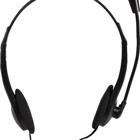 LogiLink On Ear Multimedia Ακουστικά με μικροφωνο και σύνδεση 3.5mm Jack