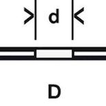 Bosch Δίσκος Κοπής Μετάλλου 125mm 2608600549