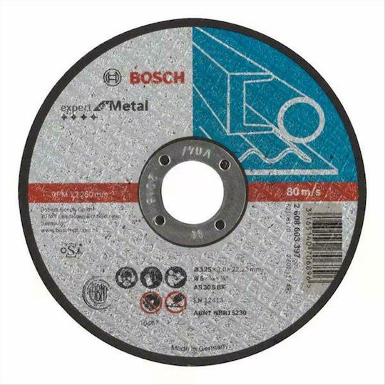 Bosch A 30 S BF Δίσκος Κοπής Μετάλλου 125mm 2608600394