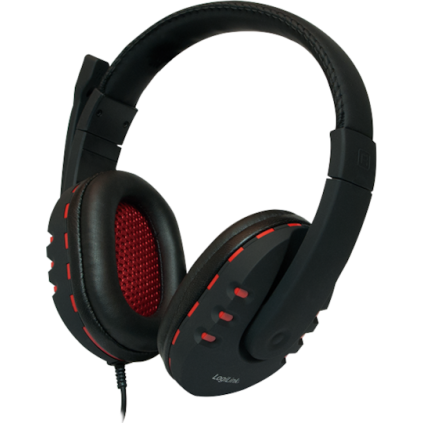 LogiLink HS0033 Over Ear Gaming Headset με σύνδεση USB