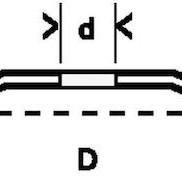 Bosch Δίσκος Κοπής Μετάλλου 125mm 30τμχ 0260860022