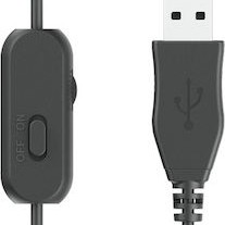 Trust HS-250 Over Ear Multimedia Ακουστικά με μικροφωνο και σύνδεση USB-A