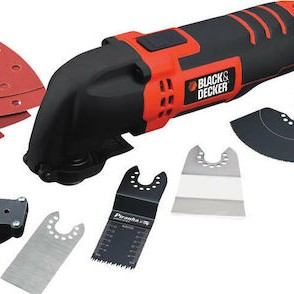 Black & Decker Παλινδρομικό Πολυεργαλείο 300W με Ρύθμιση Ταχύτητας