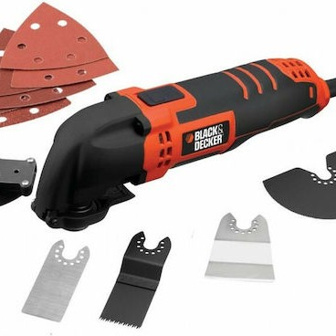 Black & Decker Παλινδρομικό Πολυεργαλείο 300W με Ρύθμιση Ταχύτητας