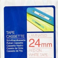 Brother Ταινία Ετικετογράφου 8m x 24mm σε Λευκό Χρώμα