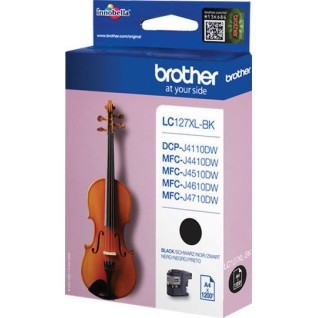Brother LC127XL Γνήσιο Μελάνι Εκτυπωτή InkJet Μαύρο (LC-127XLBK)