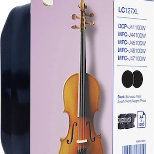 Brother LC127XL Γνήσιο Μελάνι Εκτυπωτή InkJet Μαύρο (LC-127XLBK)