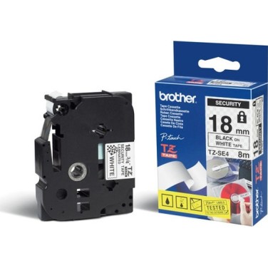 Brother Ταινία Ετικετογράφου 8m x 18mm σε Λευκό Χρώμα