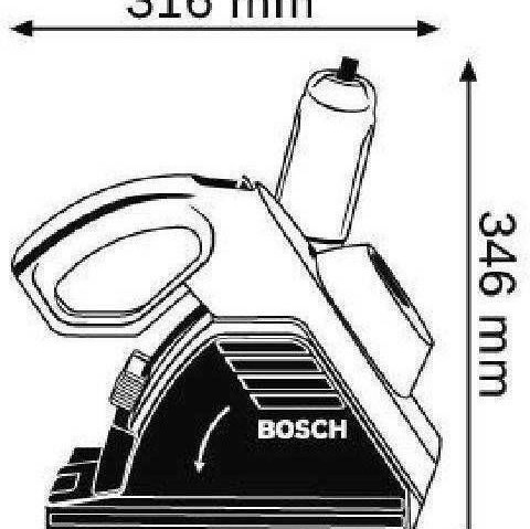 Bosch GNF 35 CA Professional Φρέζα Αυλακώσεων 1400W με Σύστημα Αναρρόφησης