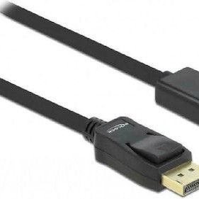 DeLock DisplayPort Cable DisplayPort male - HDMI male 2m (82587)
