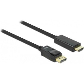 DeLock DisplayPort Cable DisplayPort male - HDMI male 2m (82587)