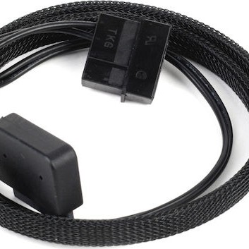 Silverstone 4-Pin Floppy / 7-Pin SATA III - 7-Pin SATA III Cable 0.5m Μαύρο (SST-CP10)