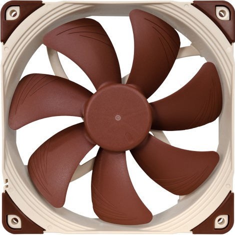 Noctua NF-A14 ULN Case Fan 140mm με Σύνδεση 4-Pin Molex / 3-Pin Καφέ