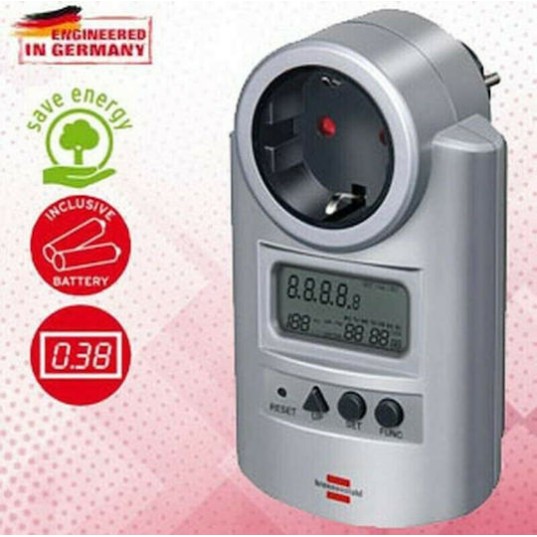 Brennenstuhl Μετρητής Κατανάλωσης Ρεύματος για Μέγιστη Ισχύ έως 3.6kW