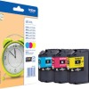 Brother LC125XL Γνήσιο Πακέτο 3 Μελανιών Εκτυπωτή InkJet Κίτρινο / Κυανό / Ματζέντα (LC-125XLRBWBP)