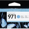 HP 971 Γνήσιο Μελάνι Εκτυπωτή InkJet Κυανό (CN622AE)