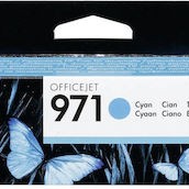 HP 971 Γνήσιο Μελάνι Εκτυπωτή InkJet Κυανό (CN622AE)