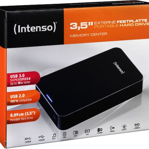 Intenso Memory Center USB 3.0 Εξωτερικός HDD 4TB 3.5