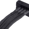 Silverstone 4-Pin Molex - 15-Pin Sata Cable 0.3m Μαύρο SST-PP07-BTSB