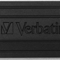 Verbatim PinStripe 64GB USB 2.0 Stick Μαύρο