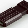 Verbatim PinStripe 64GB USB 2.0 Stick Μαύρο
