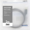 LogiLink Cable DVI-D male - DisplayPort male 2m (CV0131)