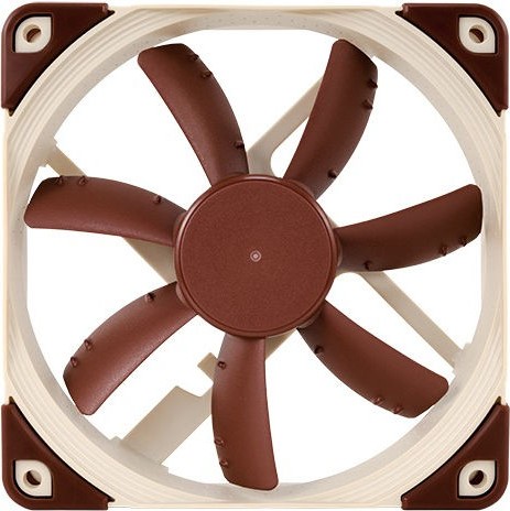 Noctua NF-S12A Case Fan 120mm με Σύνδεση 4-Pin PWM Καφέ