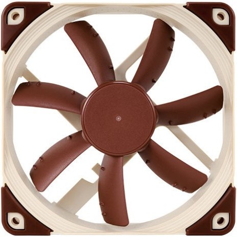 Noctua NF-S12A Case Fan 120mm με Σύνδεση 4-Pin PWM Καφέ