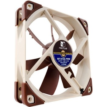 Noctua NF-S12A Case Fan 120mm με Σύνδεση 4-Pin PWM Καφέ