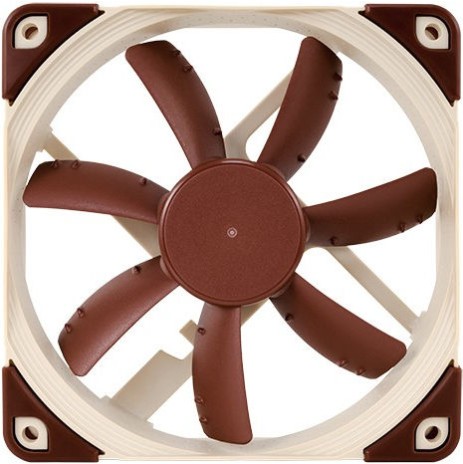 Noctua NF-S12A FLX Case Fan 120mm με Σύνδεση 4-Pin Molex / 3-Pin Καφέ