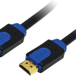 LogiLink HDMI 1.4 Cable HDMI male - HDMI male 1m Μαύρο