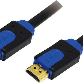 LogiLink HDMI 1.4 Cable HDMI male - HDMI male 2m Μπλε