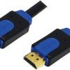 LogiLink HDMI 1.4 Cable HDMI male - HDMI male 2m Μπλε