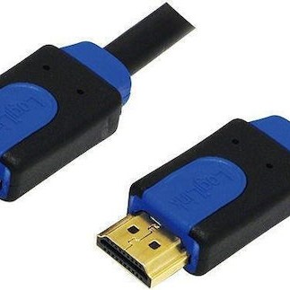 LogiLink HDMI 1.4 Cable HDMI male - HDMI male 2m Μπλε
