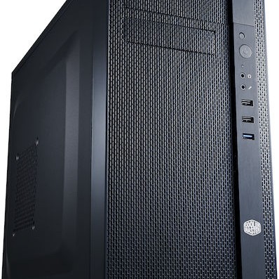 CoolerMaster N200 Mini Tower Κουτί Υπολογιστή Μαύρο