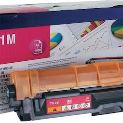Brother TN-241M Γνήσιο Toner Laser Εκτυπωτή Ματζέντα 1500 Σελίδων (TN-241M)